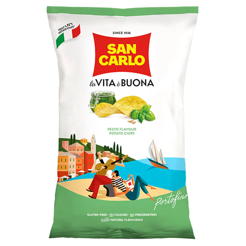 San Carlo Chips Pesto 50 g