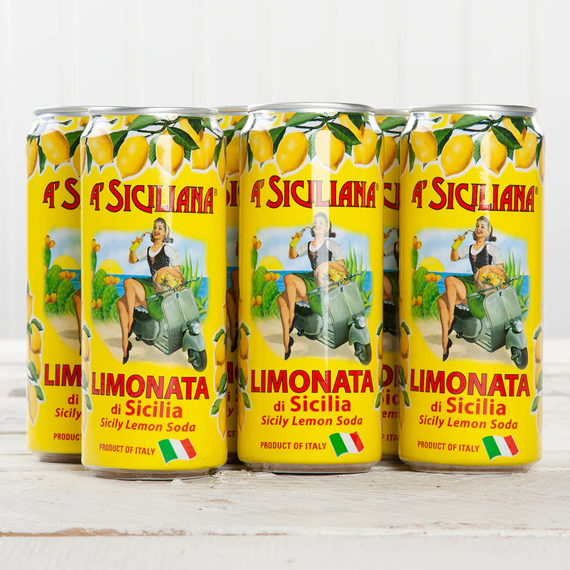 A'Siciliana Sicilian Lemon Soda (4-pack)