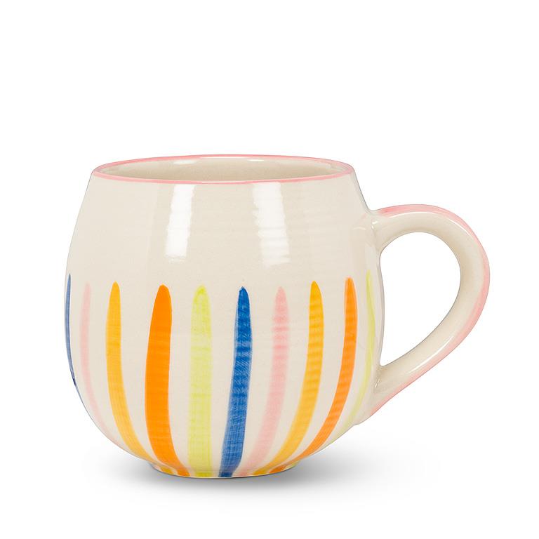 Colour Lines Ball Mug
