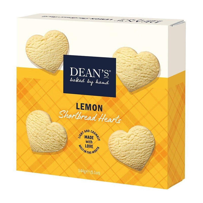 Dean's Lemon Shortbread Hearts
