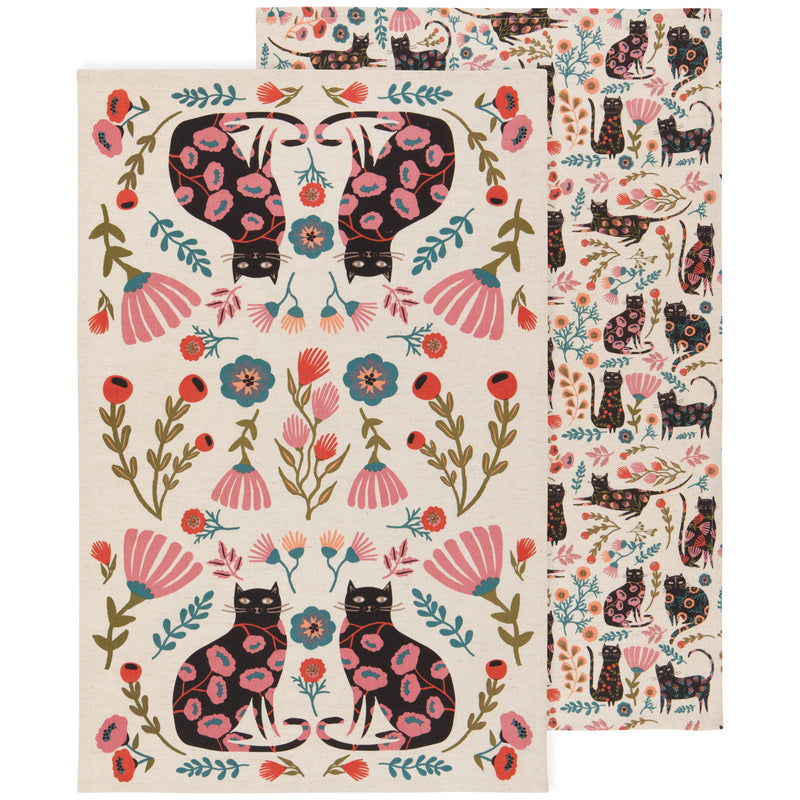Catbloom Dishtowels (set of 2)