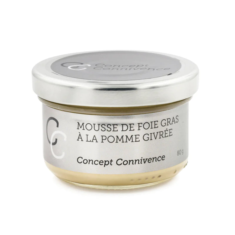 Connivence Mousse de Foie Gras with with pomme givrée