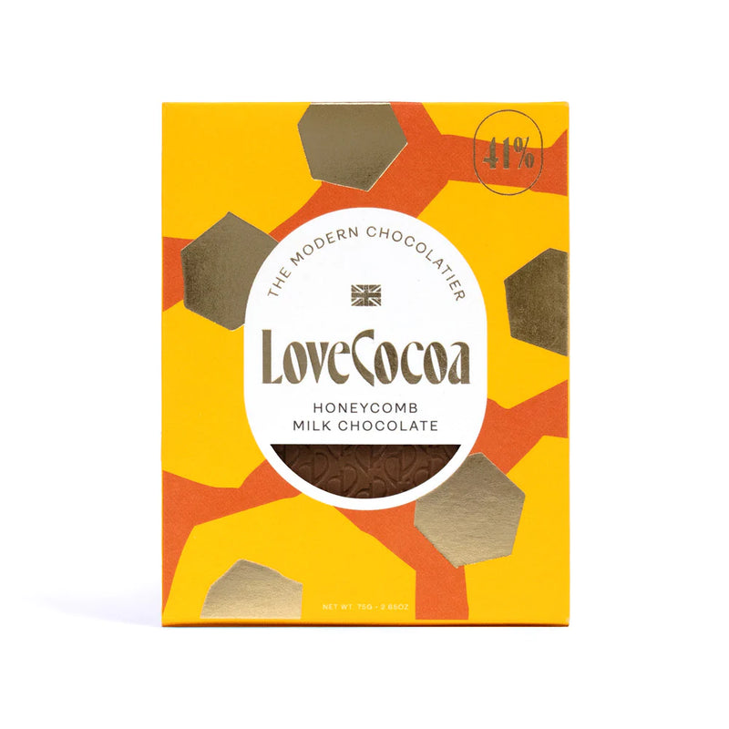 Love Cocoa Honeycomb Milk Chocolate Bar