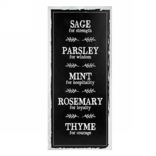 Sage Parsley Mint wall plaque