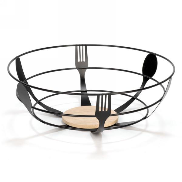 Black Metal Basket