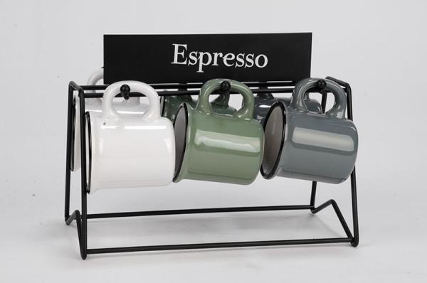 Set of Ceramic Espresso Cups