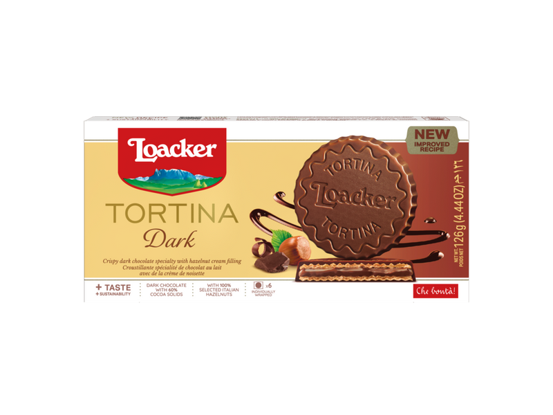 Loacker Tortina Dark Chocolate