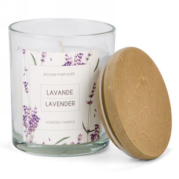Glass jar candle - lavender