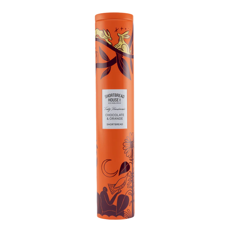 Eden Range Tin of Truly Handmade Shortbread Biscuits with Chocolate & Orange (Tin)