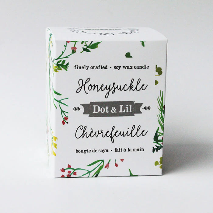 Dot & Lil - honeysuckle soy candle