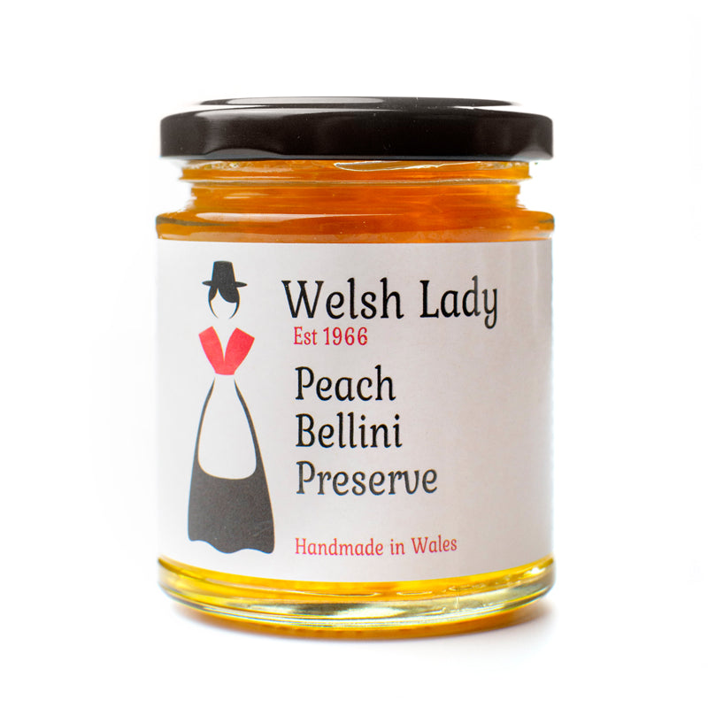 Welsh Lady Preserves - Peach Bellini Preserve