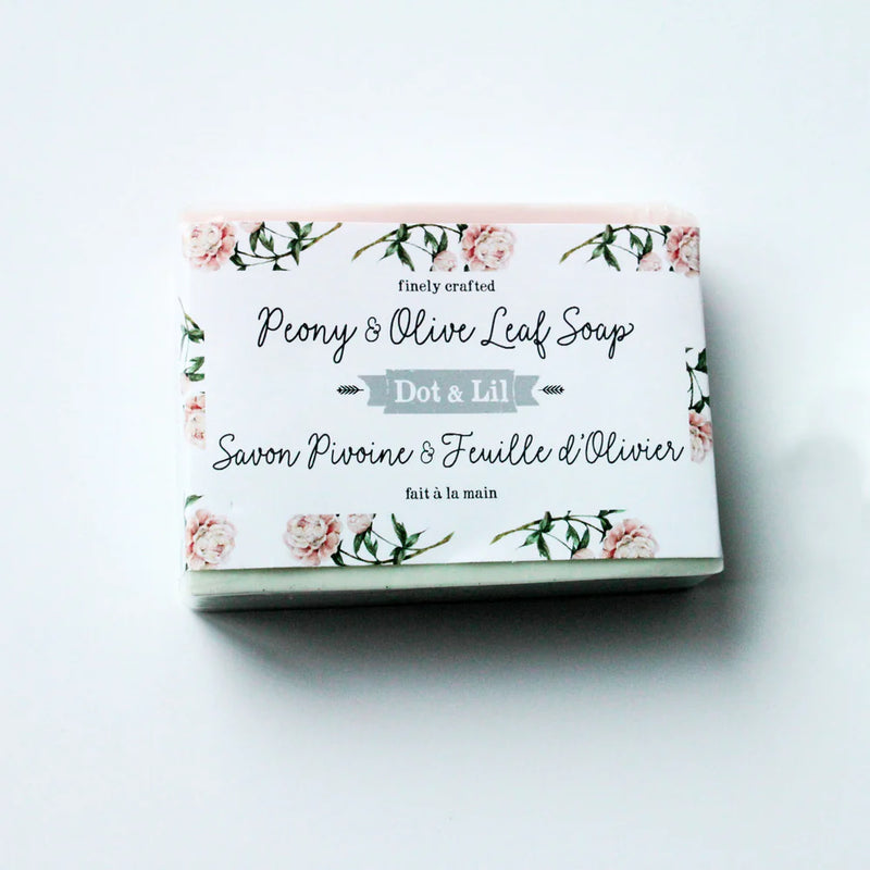 Dot & Lil - Peony & Olive Leaf Soap