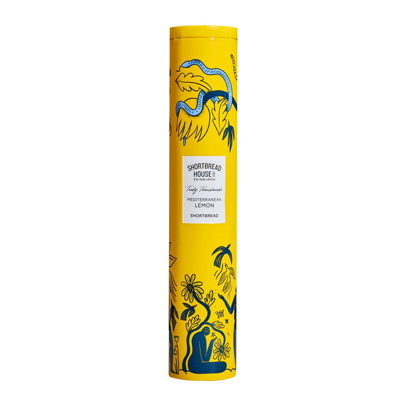 Eden Range Tin of Truly Handmade Shortbread Biscuits with Mediterranean Lemon (Tin)