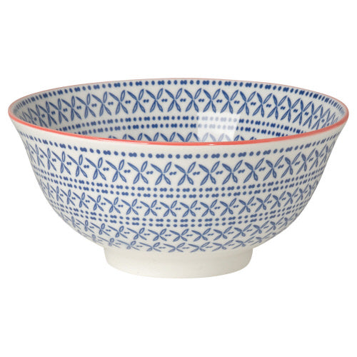 Blue Cross Stamped Bowl (6 inch)
