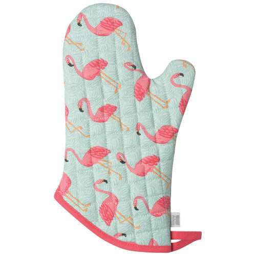 Flamingo Quilted Oven Mitt