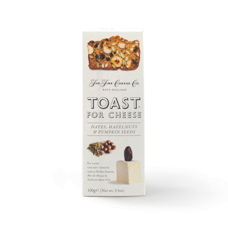 The Fine Cheese Co. Toast for Cheese Dates, Hazelnuts and Pumpkin Seeds