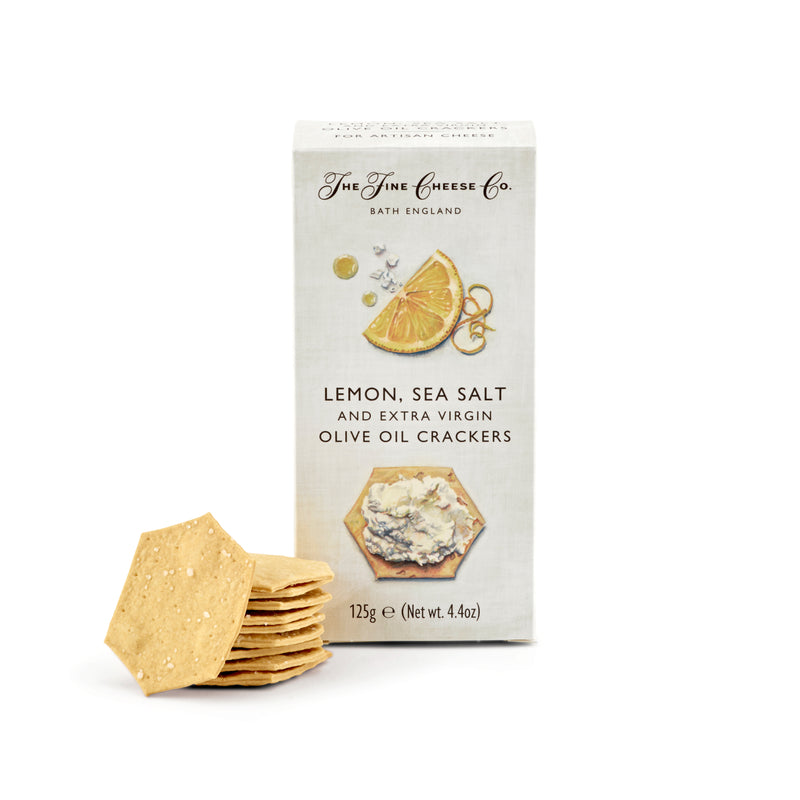 The Fine Cheese Co. Lemon, Sea Salt and Extra Virgin Olive Oil Crackers