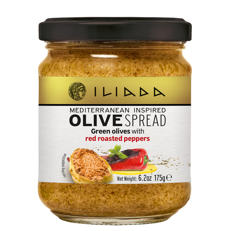 Iliada Green olive and Red Roasted Pepper Spread