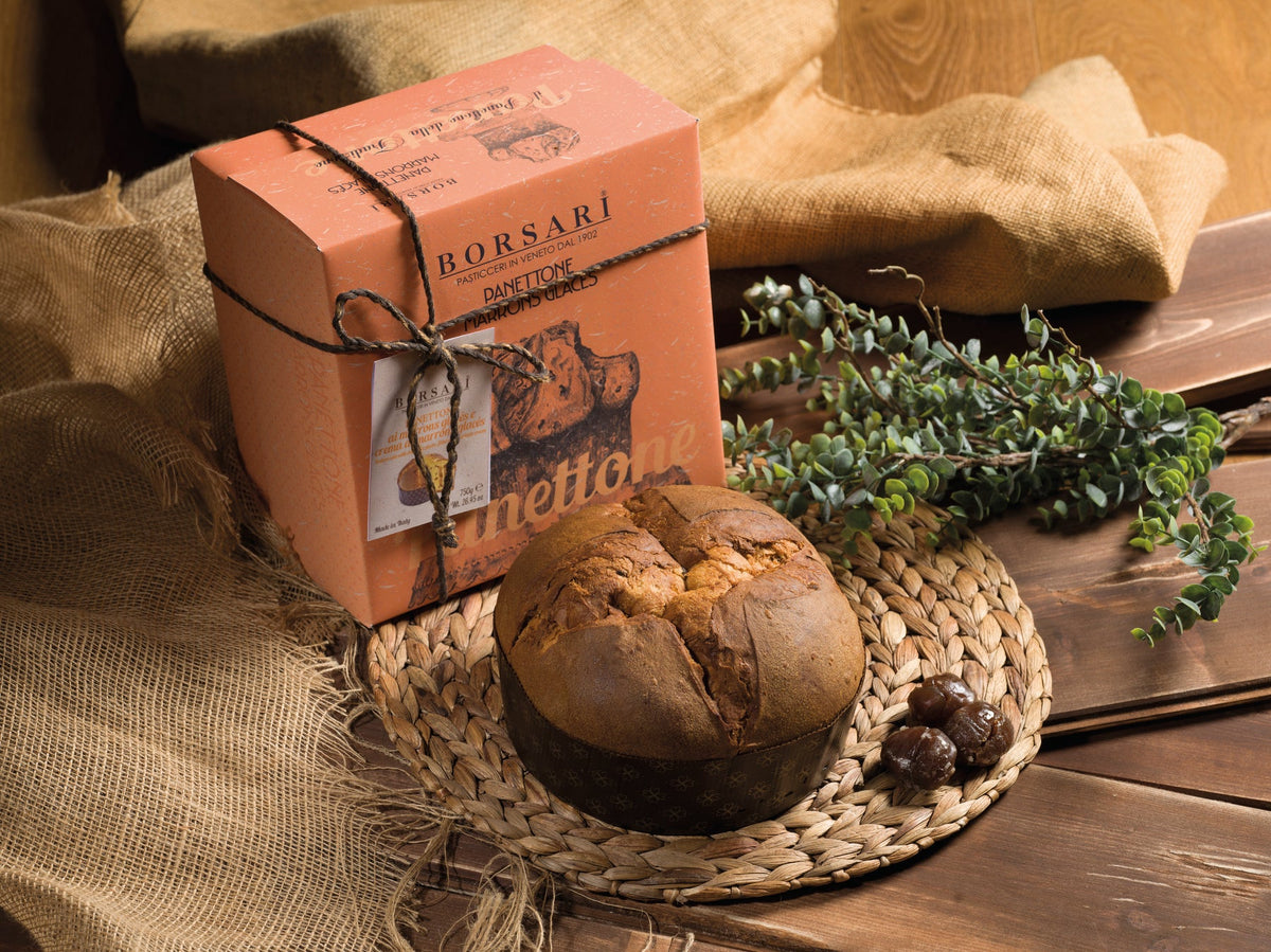 Borsari Panettone with Marrons Glacés 750g – Sorella Boutique Gourmande