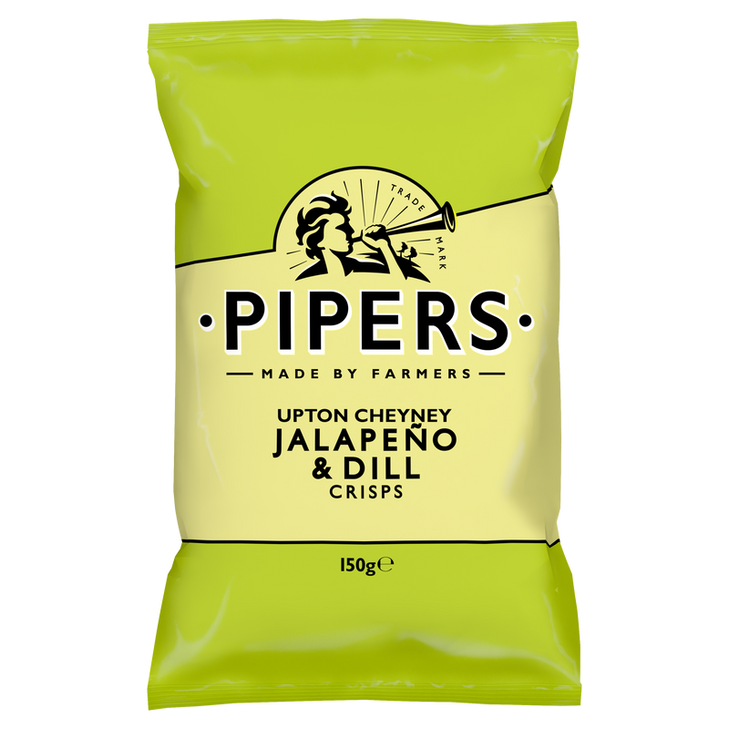 Pipers Crisps Jalapeno & Dill