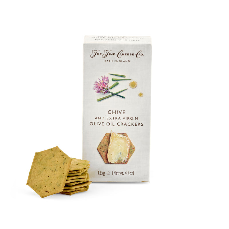 The Fine Cheese Co. Chive and Extra Virgin Olive Oil Crackers