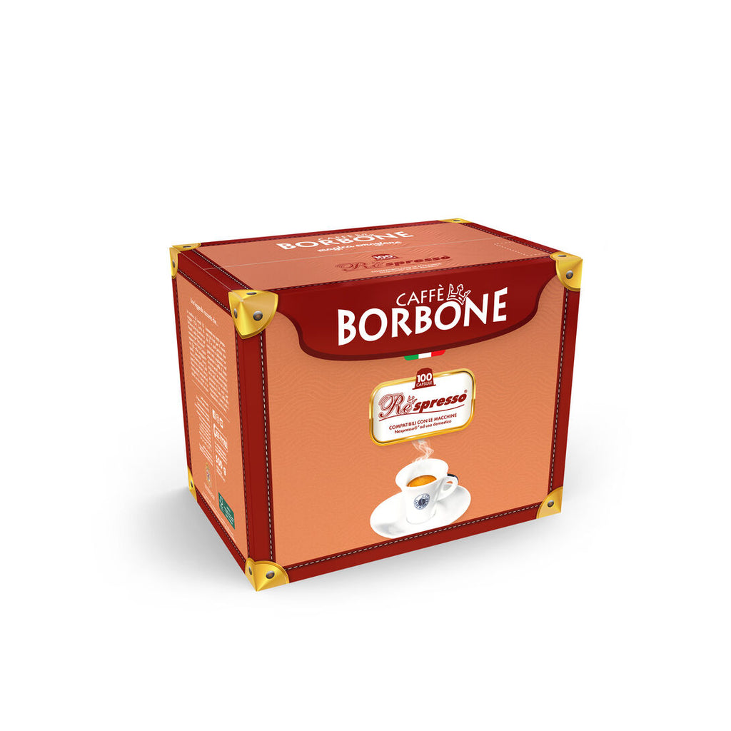 Caffè Borbone 100 Coffee Capsules Compatible Nespresso Gold Blend, NOT  COMPATIBLE with Vertuo, Sweet and Refined Flavour, Roasted and Freshly  Packaged