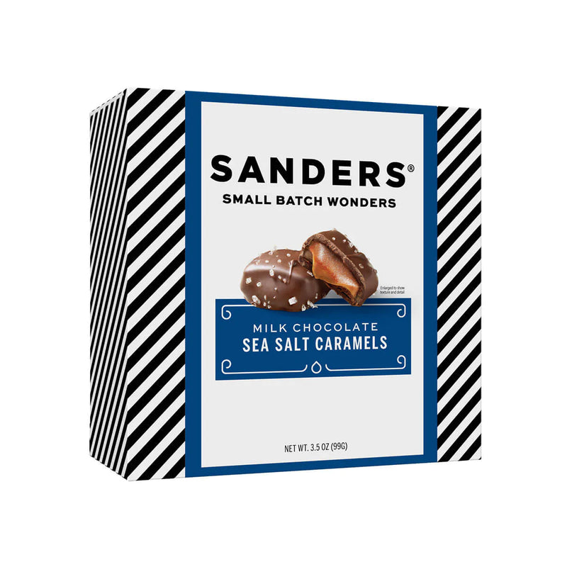 Sanders Milk Chocolate Sea Salt Caramels (box)