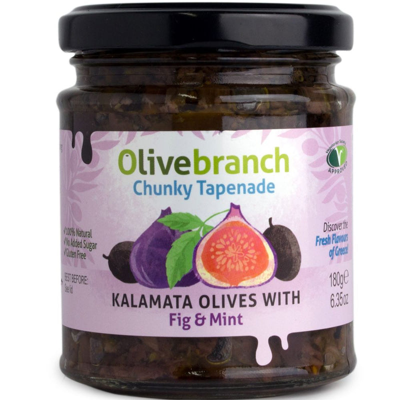 Olive Branch Kalamata Olive Tapenade with Fig & Mint