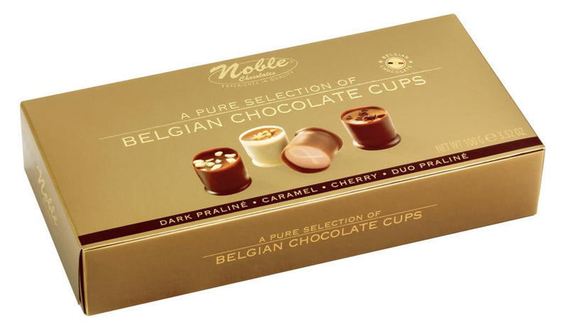 Noble Belgian Chocolate Cups Pure Selection (100gr)