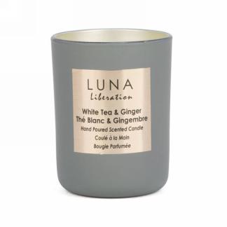 Glass Candle - White tea & ginger