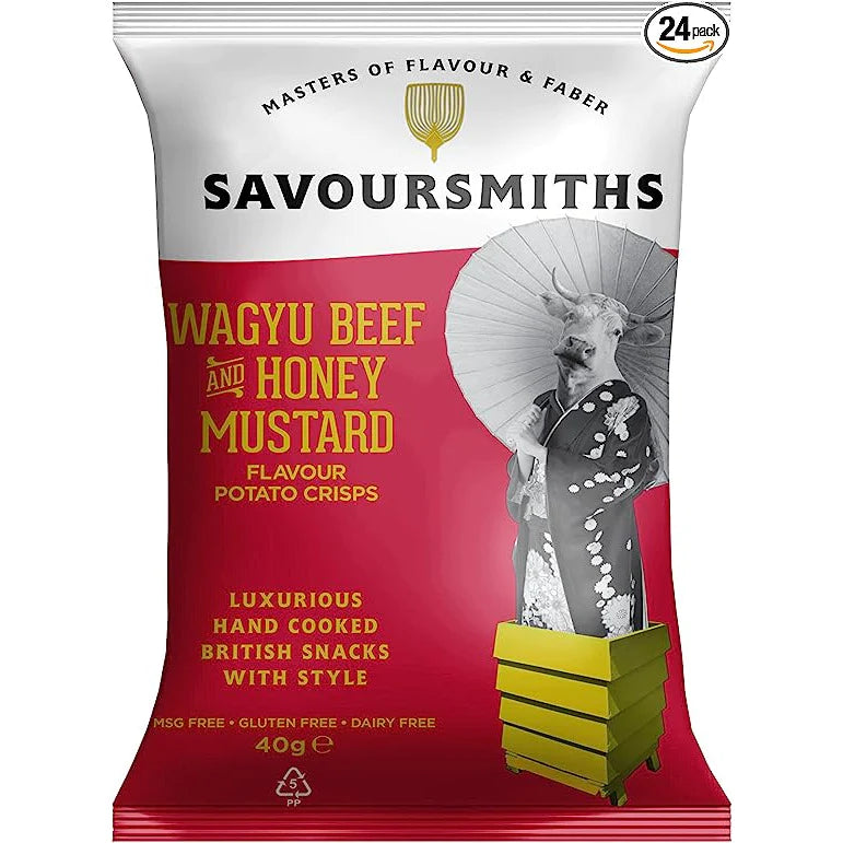 Savoursmiths Wagyu Beef and Honey Mustard Crisps