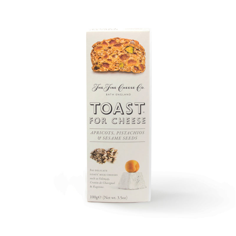 The Fine Cheese Co. Toast for Cheese Apricots, Pistachios and Sesame Seeds