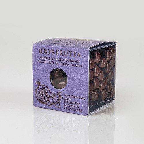T'A Milano Pomegranate and Blueberry dipped in 66% dark chocolate (60g)