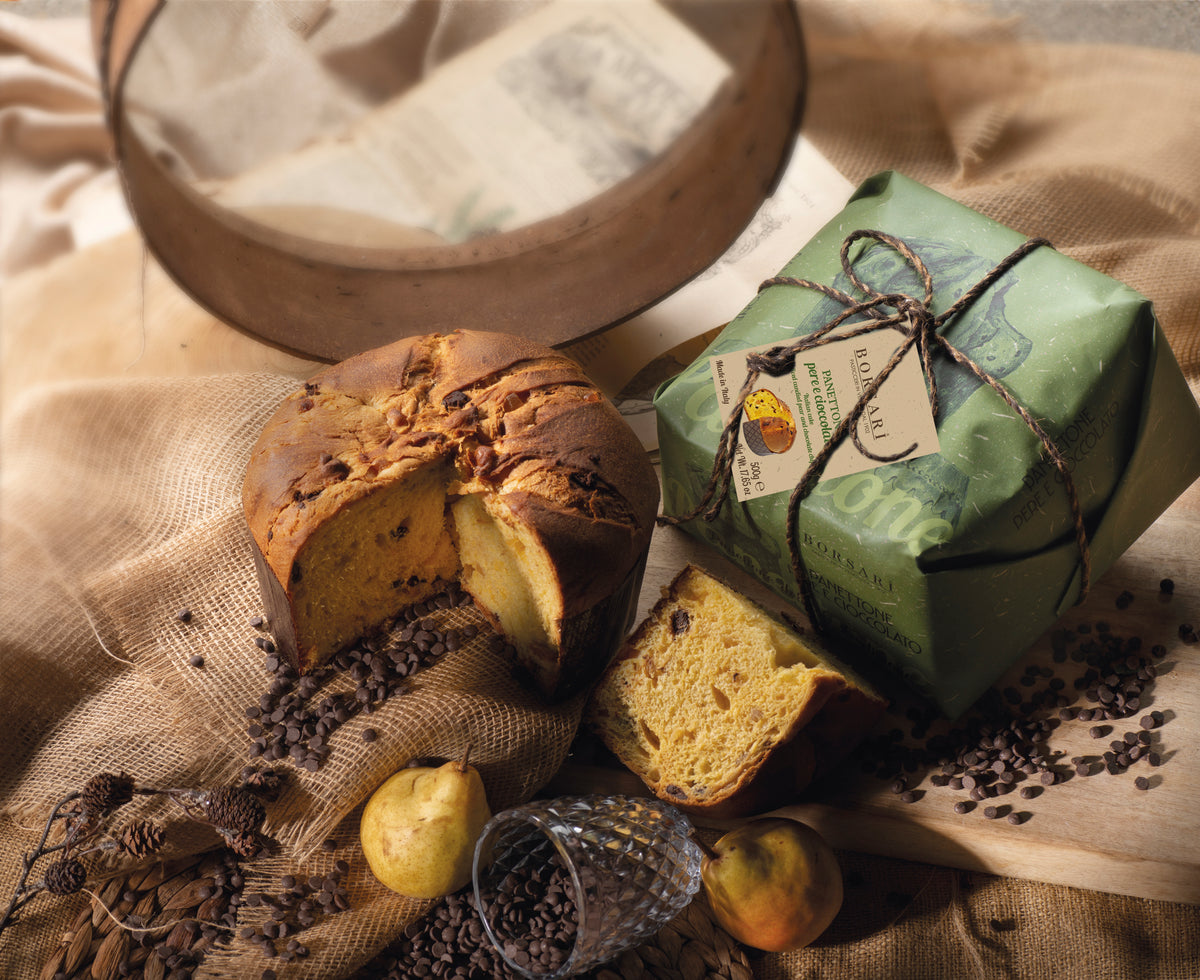 Borsari Panettone with Pears & Chocolate 500g – Sorella Boutique Gourmande