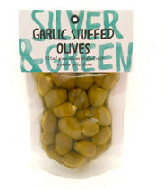 Silver & Green Garlic Stuffed Green Olives (pitted)